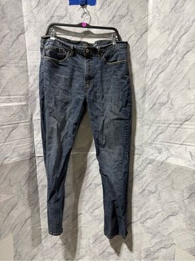 Signature Men's Straight Dark Blue Jeans